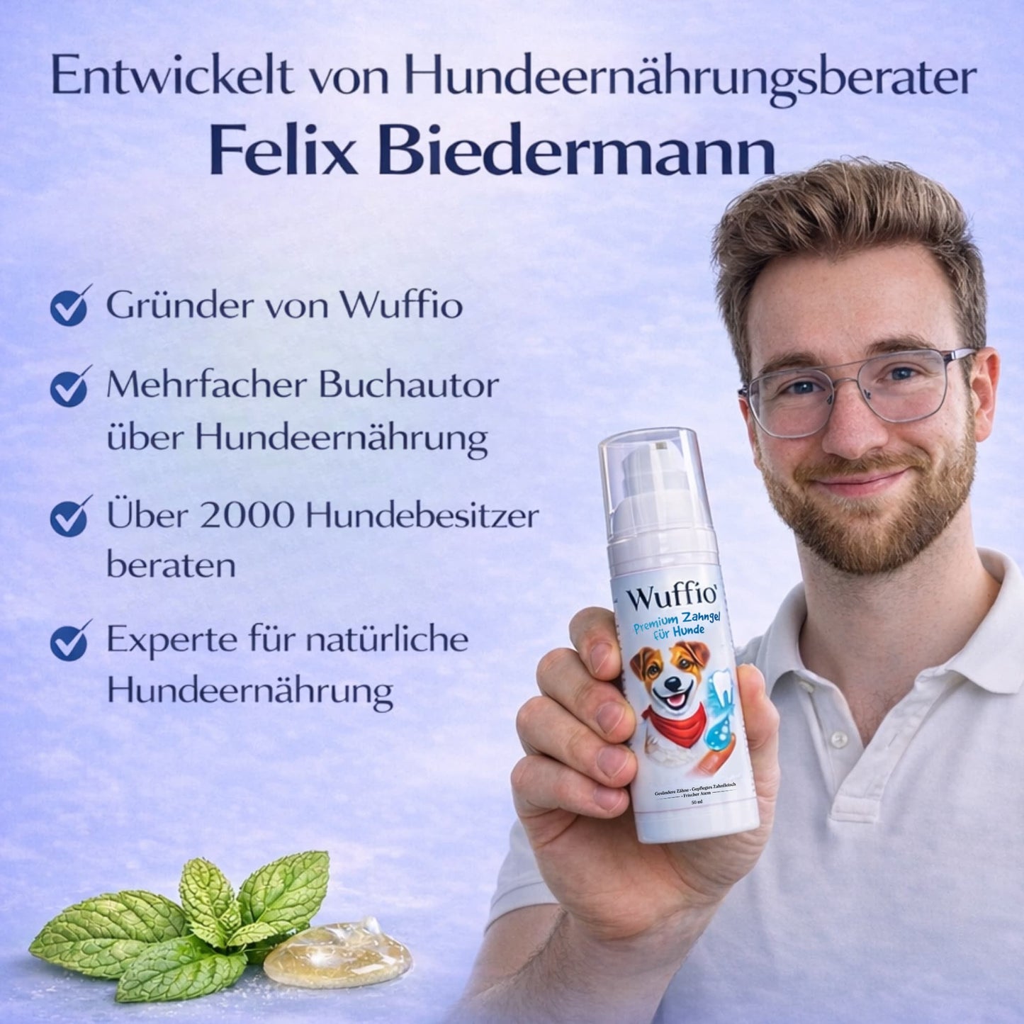 Premium Zahngel für Hunde